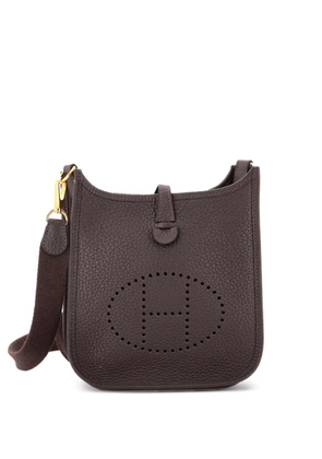 Hermès Pre-Owned Evelyne Bag Gen III Clemence TPM crossbody bag - Brown