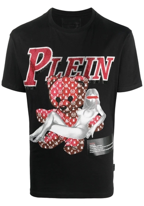 Philipp Plein graphic-print cotton T-shirt - Black