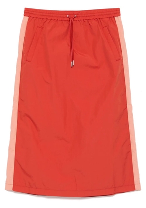 Maison Kitsuné flash fox long skirt - Red