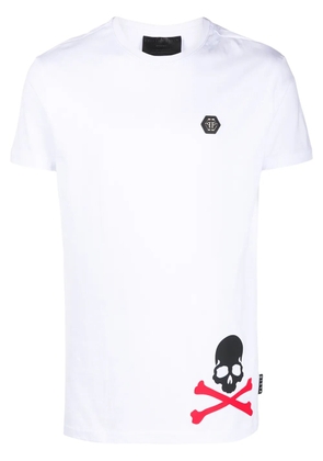 Philipp Plein logo patch T-shirt - White