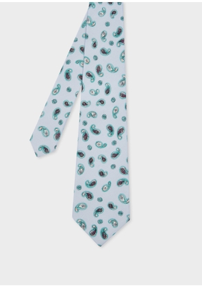 Paul Smith Light Blue Paisley Tie