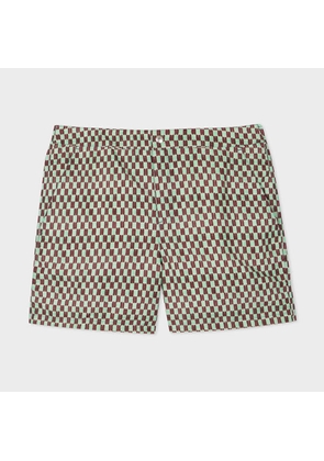 Paul Smith MEN SWIM SHORT PAINT GEO Green