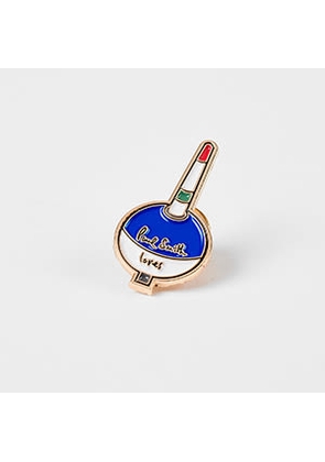 Paul Smith Loves Barbour Paul Smith loves Barbour - Fishing Buoy Pin Badge White