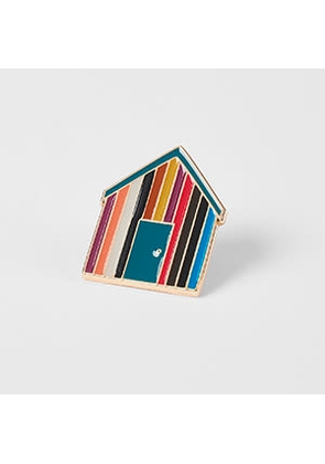 Paul Smith Loves Barbour Paul Smith loves Barbour - Beach Hut Pin Badge White