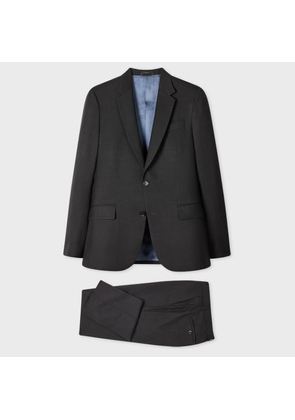 Paul Smith The Soho - Tailored-Fit Charcoal Wool 'A Suit To Travel In' Grey