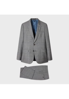 Paul Smith The Soho - Tailored Fit Grey Check Wool Suit