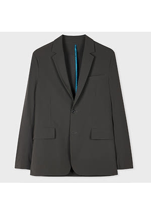 Paul Smith Charcoal Recycled-Nylon Technical Blazer Brown