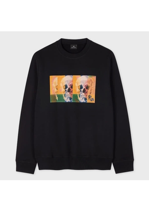 PS Paul Smith Black 'Skull Square' Sweatshirt