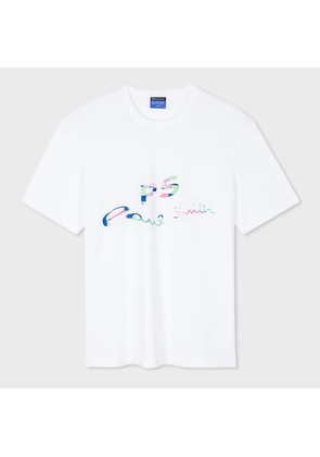 PS Paul Smith White PS Paul Smith Print T-Shirt