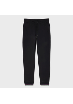 PS Paul Smith Black Cotton-Blend Jersey Sweatpants