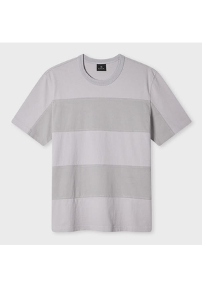 PS Paul Smith Mauve Block Stripe T-Shirt Purple