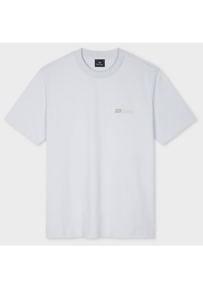PS Paul Smith Grey PS Tilt Logo Cotton-Blend T-Shirt