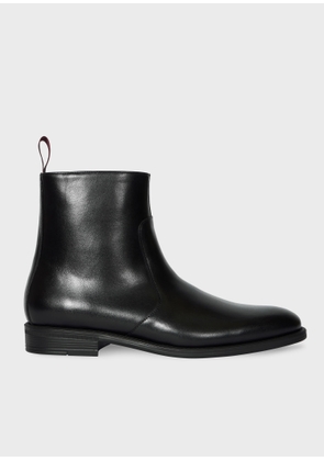 PS Paul Smith Black Leather 'Fintry' Boots