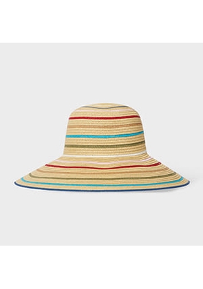 Paul Smith Women's 'Signature Stripe' Sun Hat White
