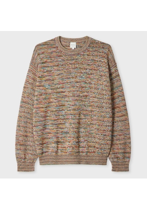 Paul Smith 'Signature Stripe' Knitted Cotton Sweater Multicolour