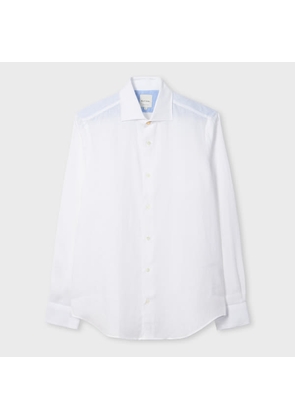 Paul Smith Slim-Fit White Linen Shirt