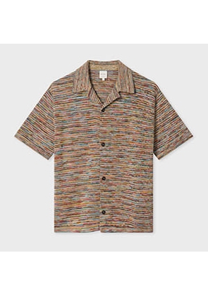 Paul Smith 'Signature Stripe' Knitted Cotton Shirt Multicolour
