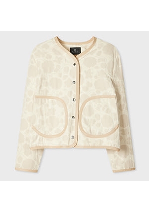 PS Paul Smith Women's Cream Floral Jacquard Jacket White