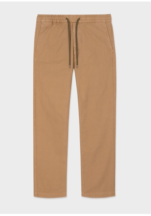 PS Paul Smith Tan 'Broad Stripe Zebra' Trousers Brown