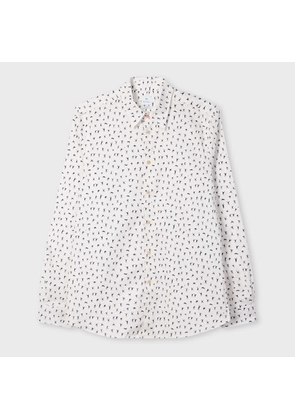 PS Paul Smith Cotton 'People Tailored-Fit Shirt White