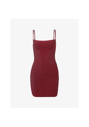 Womens House of CB The Body Bandage Woven Mini Dress