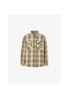 Mens Carhartt WIP Tunick Plaid Twill-Cotton Shirt