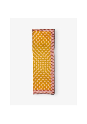 Womens Dries Van Noten Graphic-Print Woven Scarf