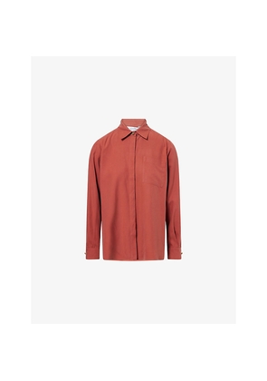 Womens Max Mara Long-Sleeve Relaxed Silk Shirt