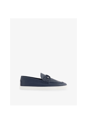 Mens Christian Louboutin Chambeliboat Leather Boat Shoes