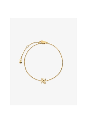 Womens Monica Vinader Initial x 18ct Yellow Gold Vermeil Bracelet