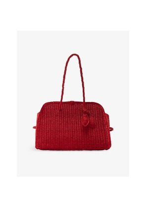 Womens Jacquemus The Turismo Raffia Bowling Bag