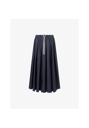 Womens Max Mara Cotton Poplin Midi Skirt