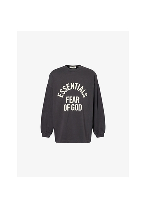 Mens Fear Of God Essentials Campus 90's Long-Sleeve Cotton-Jersey T-Shirt
