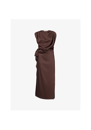 Womens Camilla And Marc Elowyn Draped Woven Midi Dress