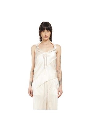 Silk Satin Sleeveless Top