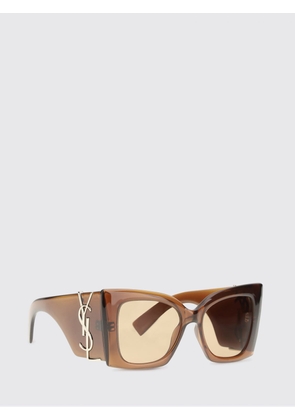 Sunglasses SAINT LAURENT Woman color Brown