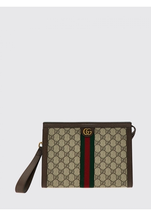 Briefcase GUCCI Men color Beige