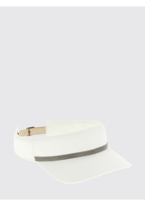 Hat BRUNELLO CUCINELLI Woman color White