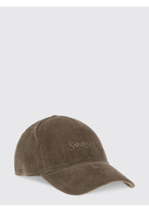 Hat SAINT LAURENT Woman color Kaki