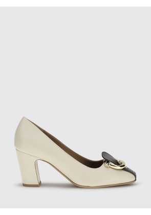 Pump FERRAGAMO Woman color Cream