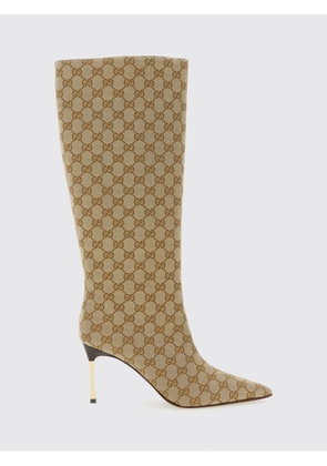 Boots GUCCI Woman color Beige