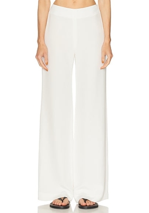 Adam Lippes Lazlo Pant in Ivory - Ivory. Size 0 (also in 2, 4, 6).