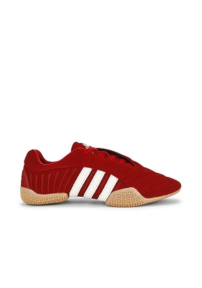 Adidas Originals Taekwondo Mei Elite Sneaker in Better Scarlet  Cloud White  & Gum 3 - Red. Size 8 (also in 10, 11, 5, 5.5, 6, 6.5, 7, 7.5, 8.5, 9,...