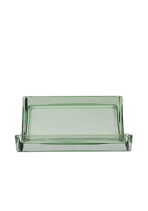 Ferm Living Oli Butter Box in Recycled Clear - Green. Size all.