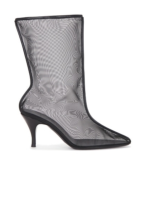 HERBERT LEVINE Drawing A Blank Mesh Bootie in Black - Black. Size 36.5 (also in 37, 37.5, 38, 38.5, 39, 40, 41).
