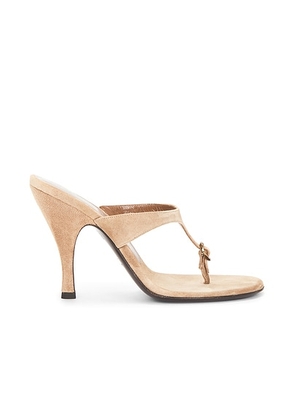 HERBERT LEVINE Kiss And Tell Suede Mule in Cigar - Brown. Size 36.5 (also in 37, 38, 38.5, 39, 39.5, 40, 41).