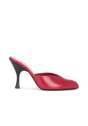 HERBERT LEVINE Sitting Pretty Capretto Mule in Beth Red - Red. Size 36.5 (also in 37, 37.5, 38, 38.5, 39, 39.5, 41).