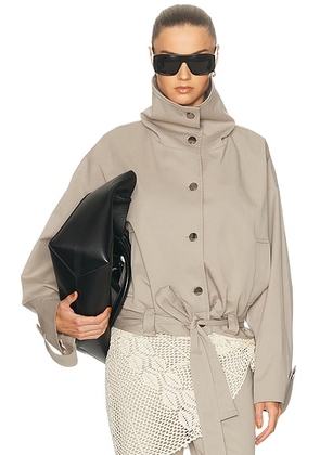 Karen Arcanjo Cala Jacket in Taupe - Taupe. Size 34 (also in 36, 38).