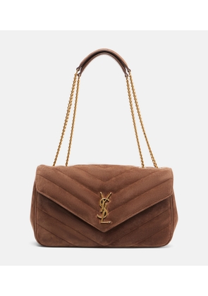 Saint Laurent Loulou Medium suede shoulder bag