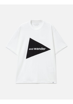 And Wander Big Logo Short Sleeves T-Shirt